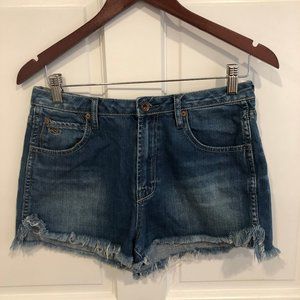 Quicksilver High-wasted Jean Shorts - Like New
